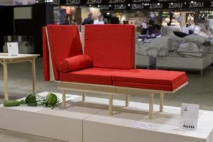 Ensimmäinen palkinto: ADB+B multifunctional seating unit, design: Yuka Takahashi
