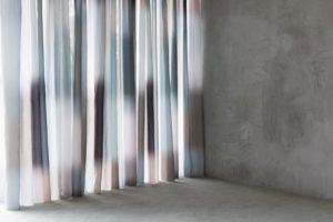 Aoi Yoshihawa's fire-proof curtain fabric for Swedish Svensson, spring 2018.