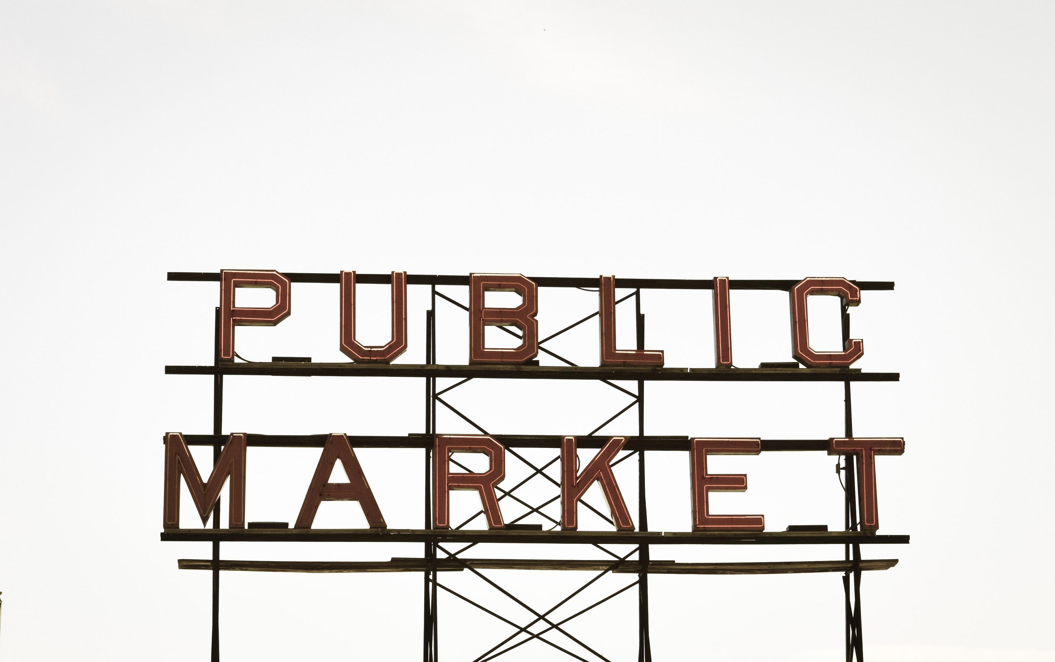 Public Market-kyltti