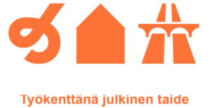 Työkenttänä julkinen taide logo