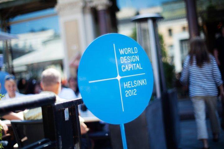 World Design Capital Helsinki 2012 -kyltti