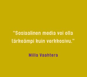 Milla Vaahteran lainaus