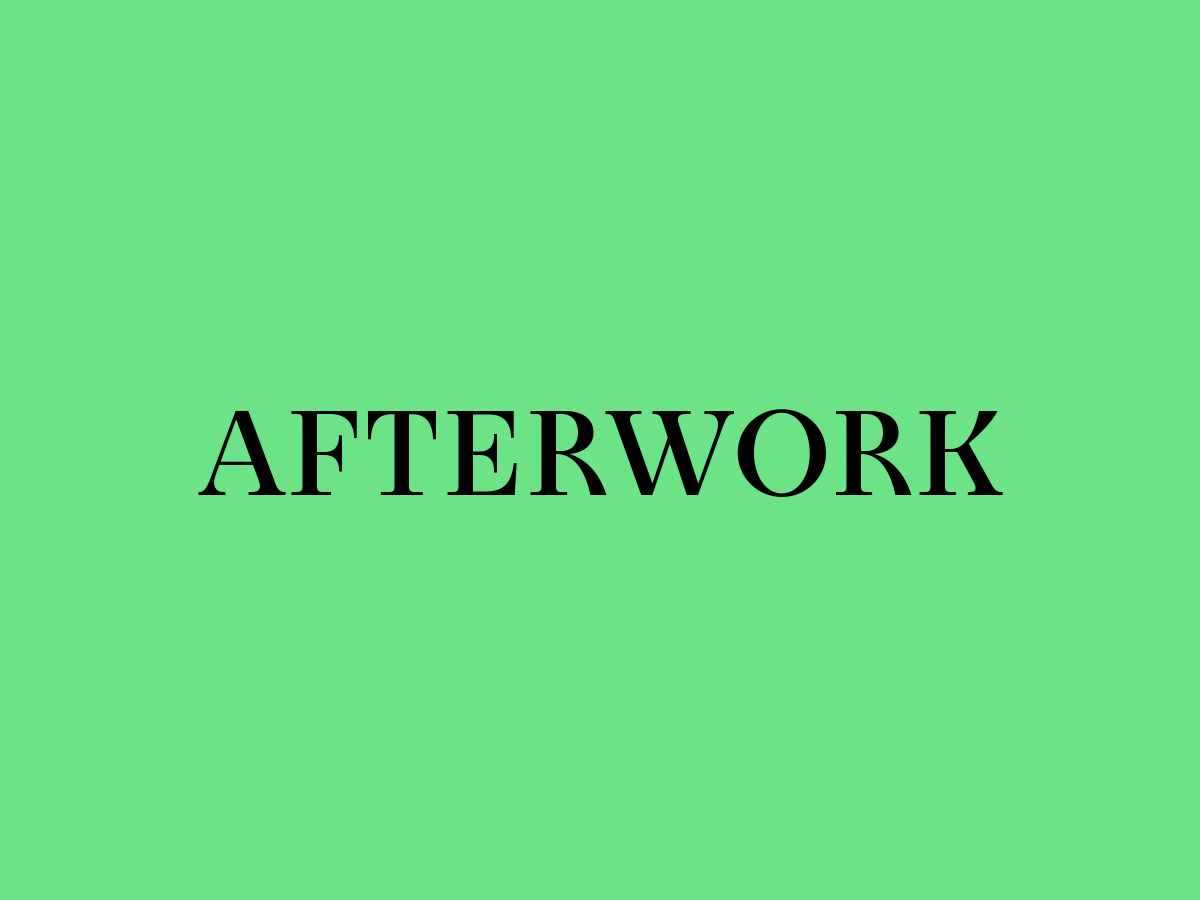 Afterwork banneri