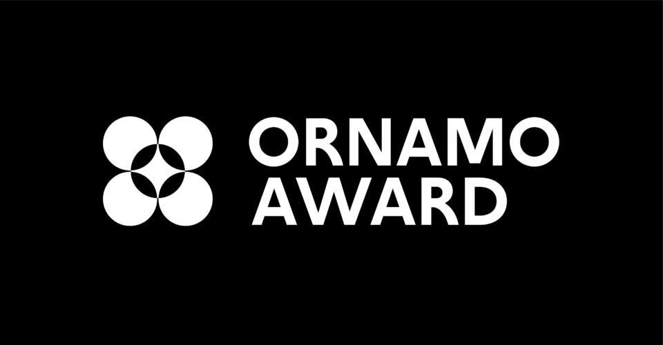 Ornamo Award -banneri musta
