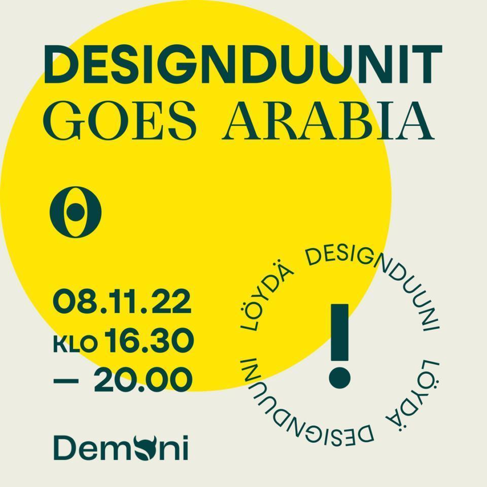 Desingduunit goes Arabia